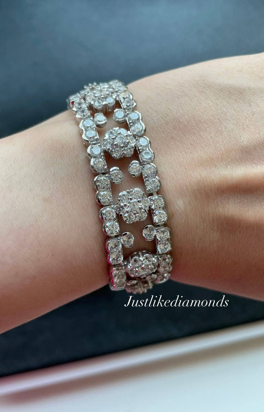 Bracelet designer style 2 - just like diamonds