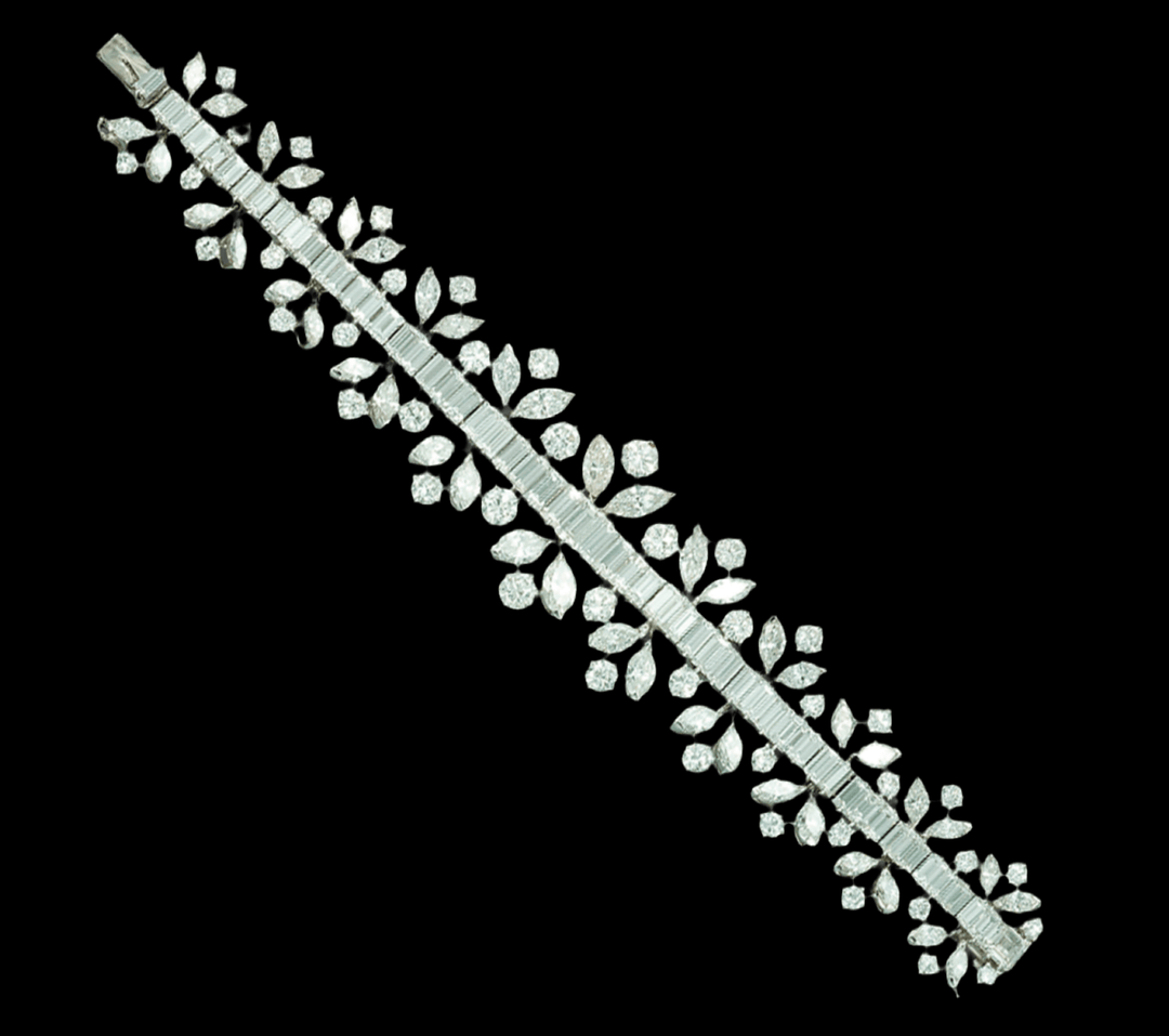 Emeralds and marquises bracelet سوار الايميرالد والماركيزات - just like diamonds