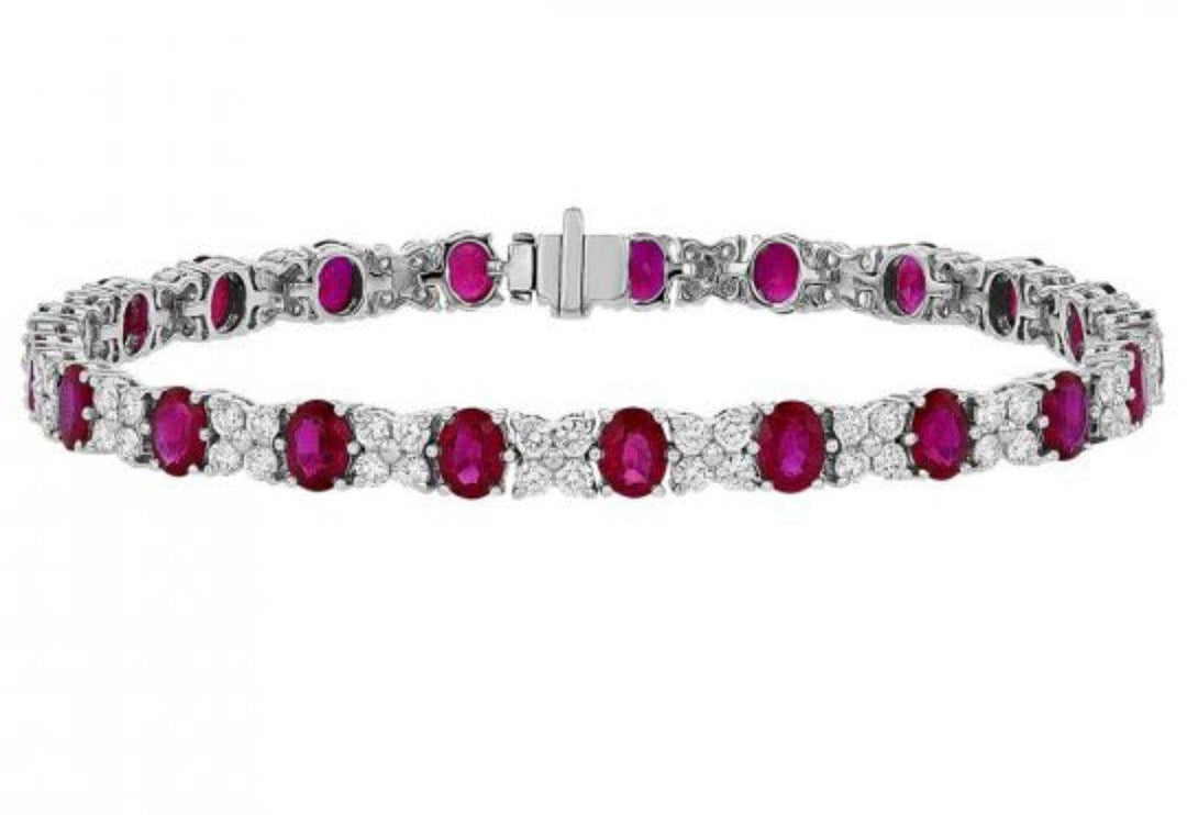 Ruby with flowers - just like diamonds