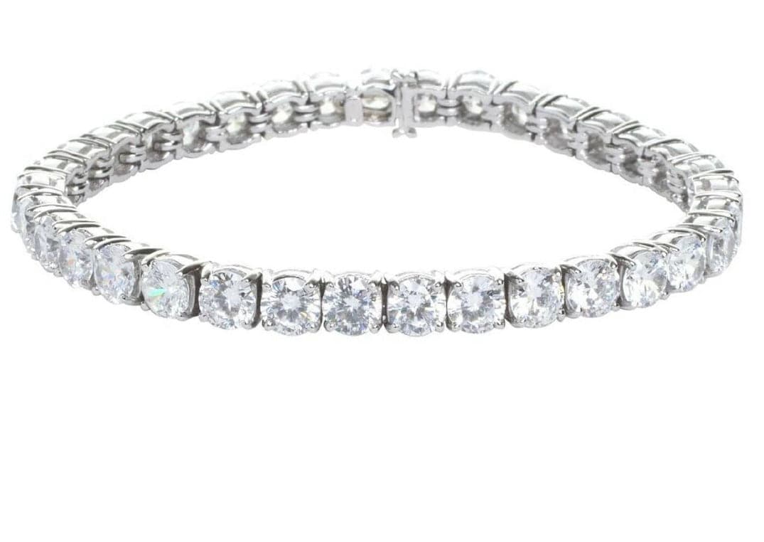 Tennis Bracelet round cut 5 mm سوار تينيس راوند 5 ملم