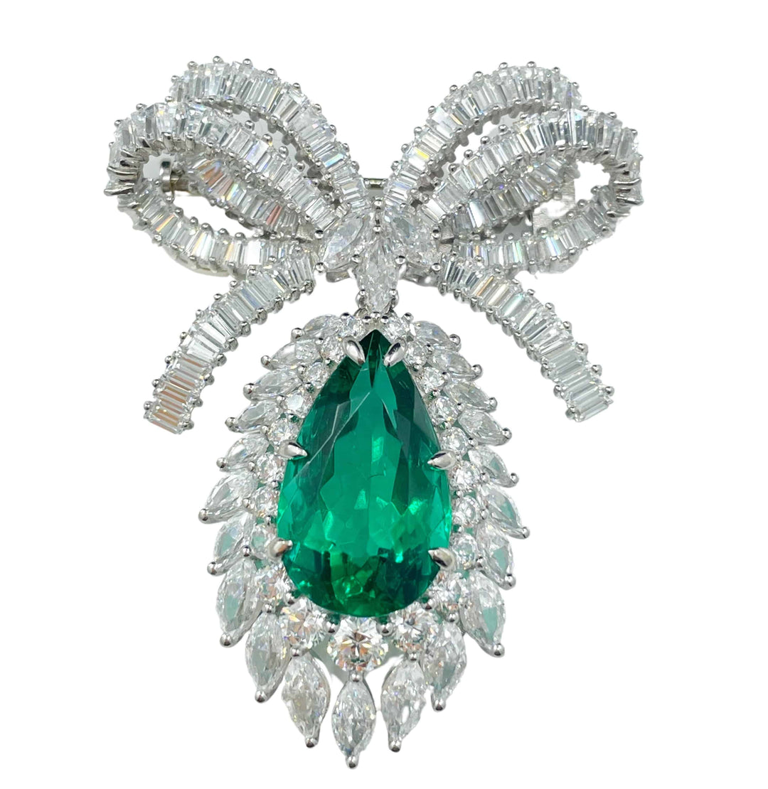 Pear brooch بروش الدمعه - just like diamonds