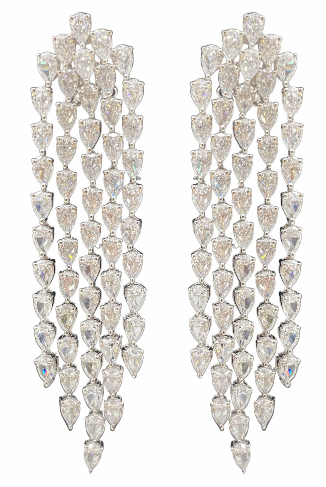 Pears earrings أقراط دمعات - just like diamonds