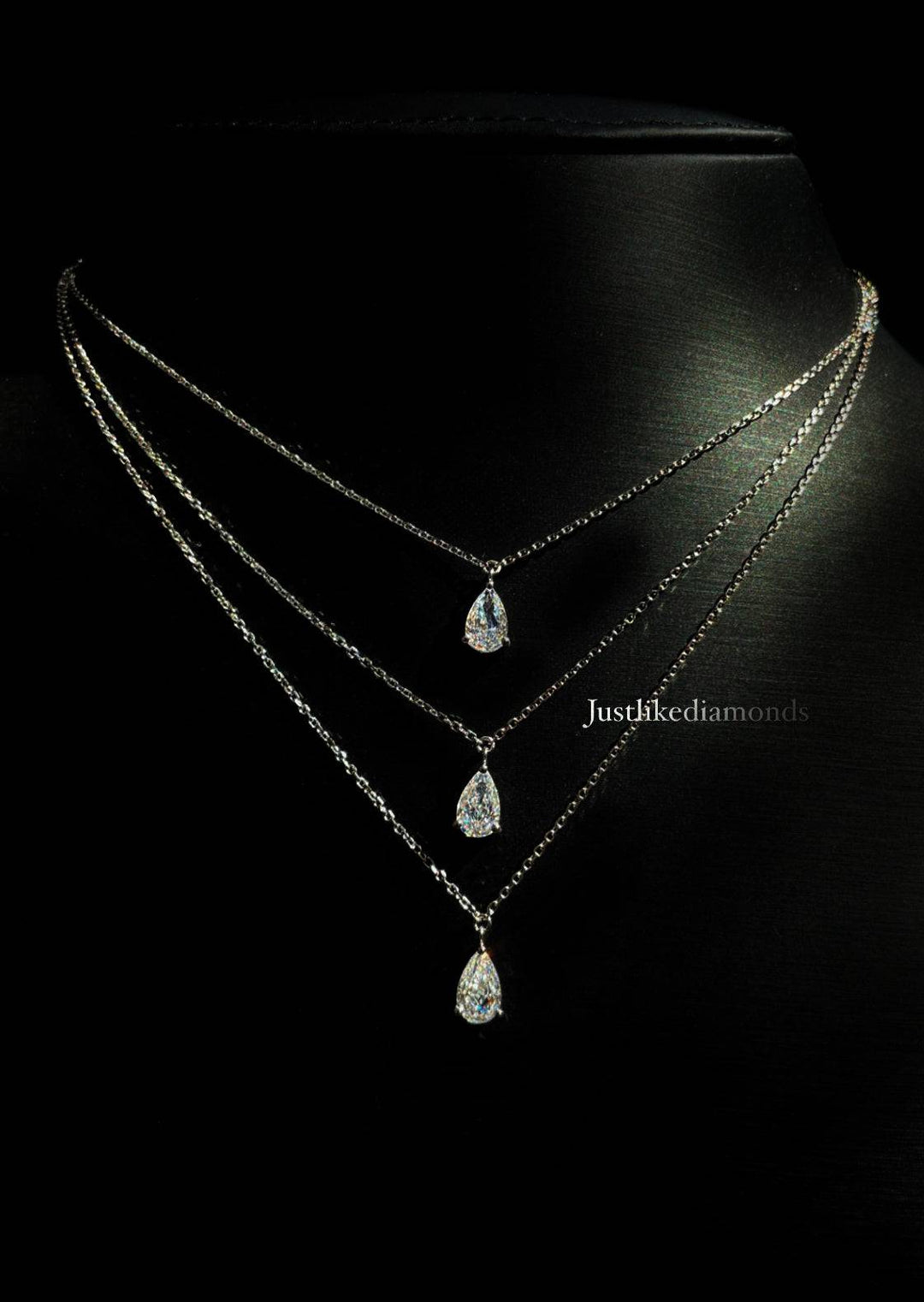 Three drops pendant