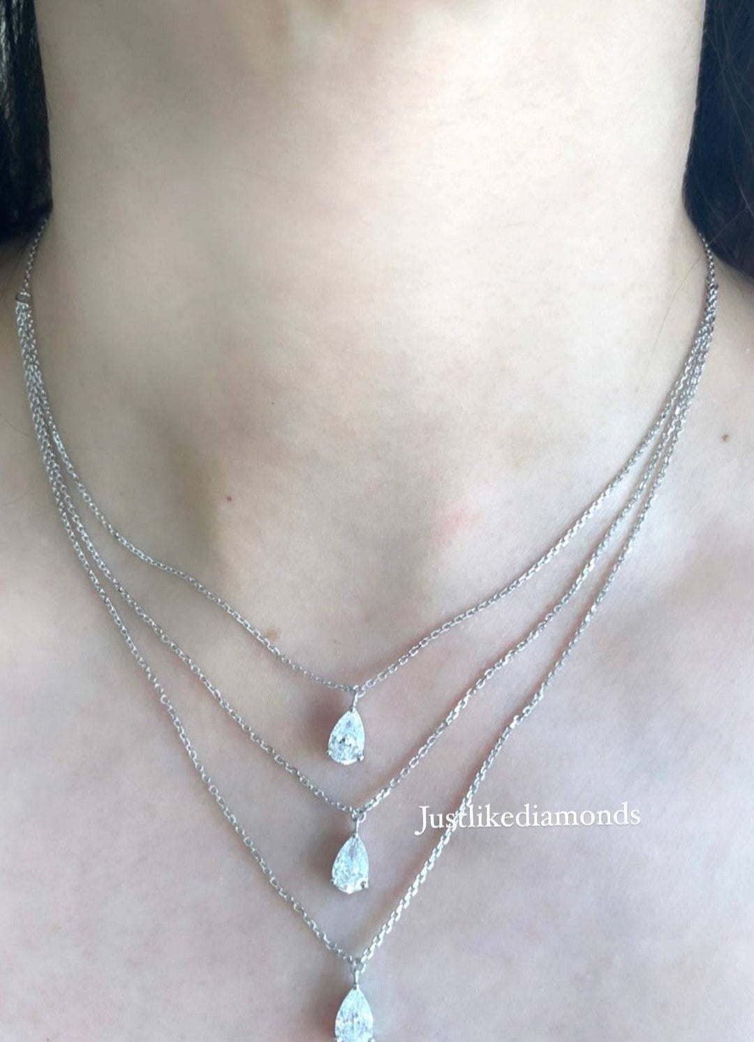 Three drops pendant