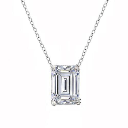 Emerald cut pendant تعليقة بقصة الإيميرالد 4 قيراط