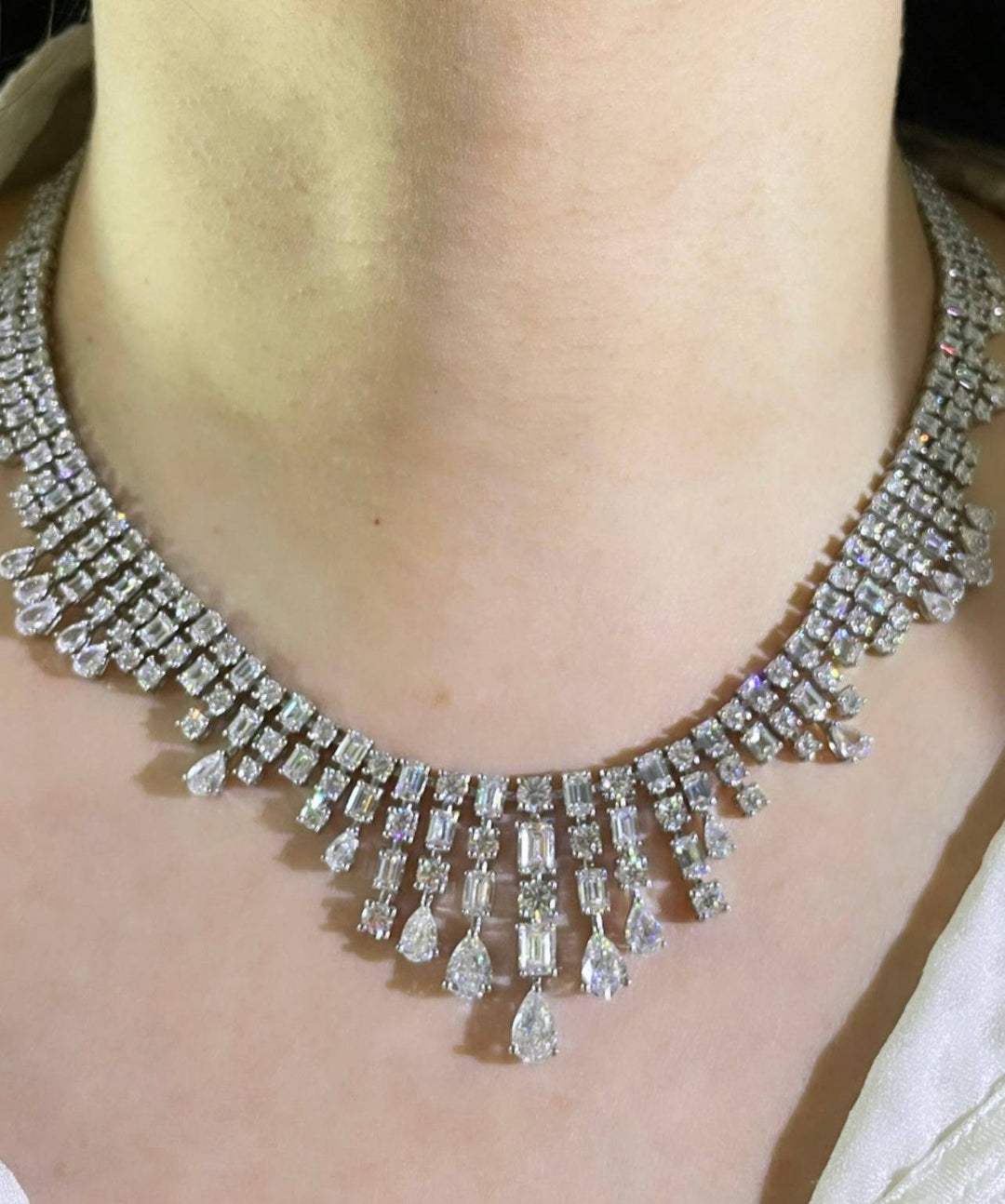 Fashion necklace قلاده فاشن - just like diamonds