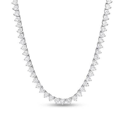 Heart cut necklace 5mm قلادة تينيس القلوب بالحجم الصغير - just like diamonds