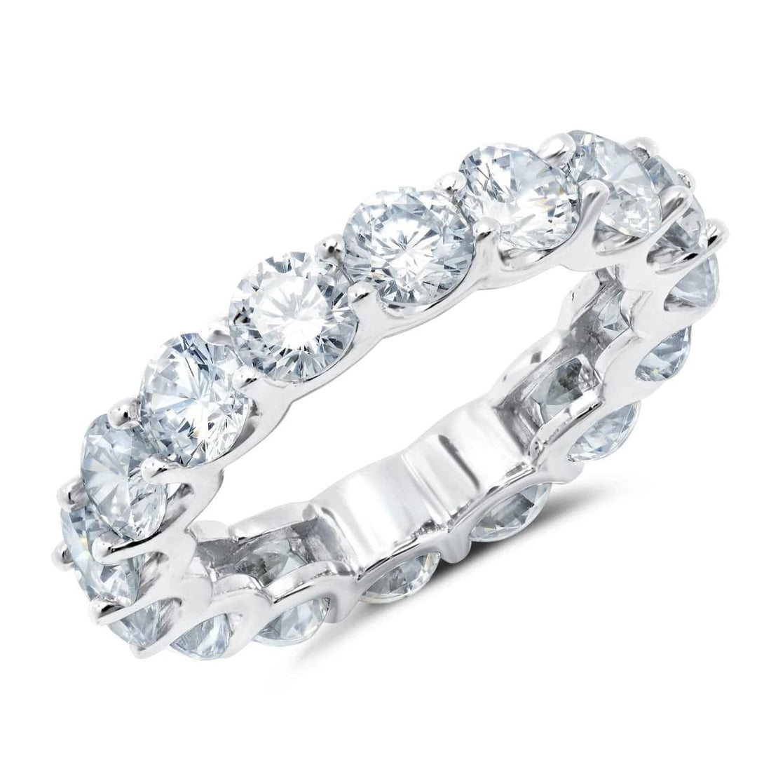 Round cut eternity band خاتم دبلة راوند 5 ملم