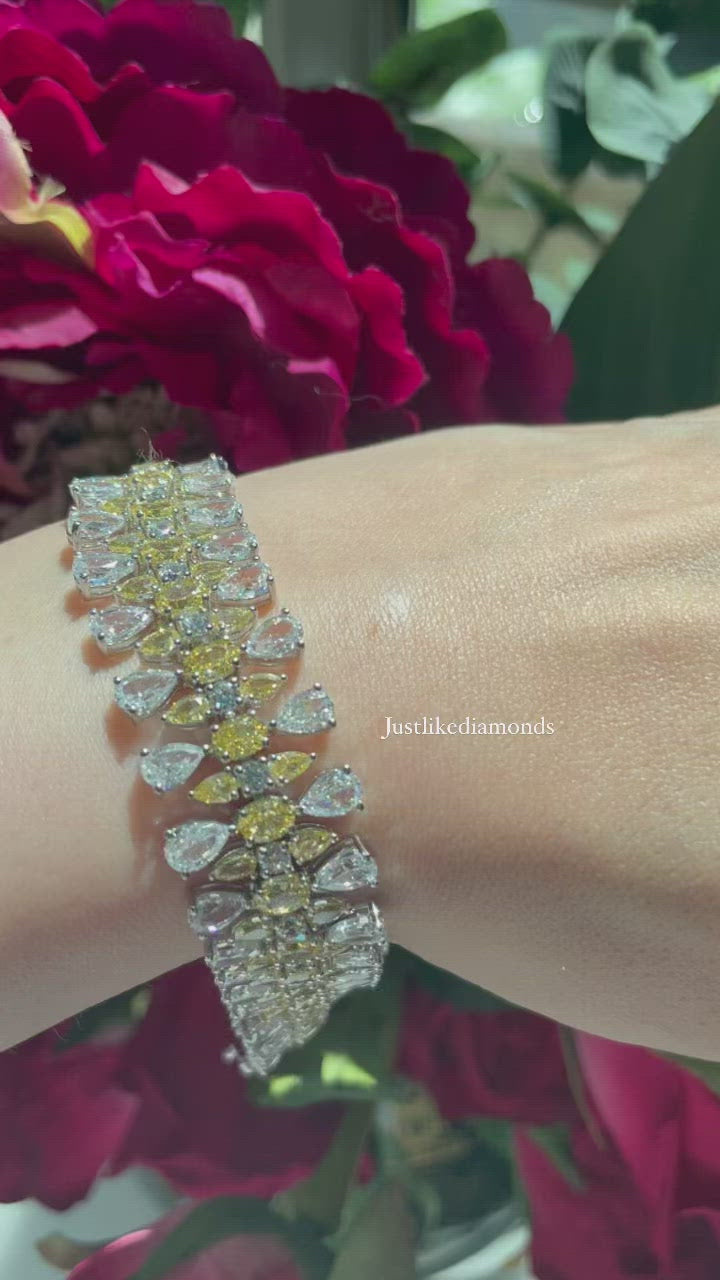 Bracelet yellow fancy سوار أصفر فانسي