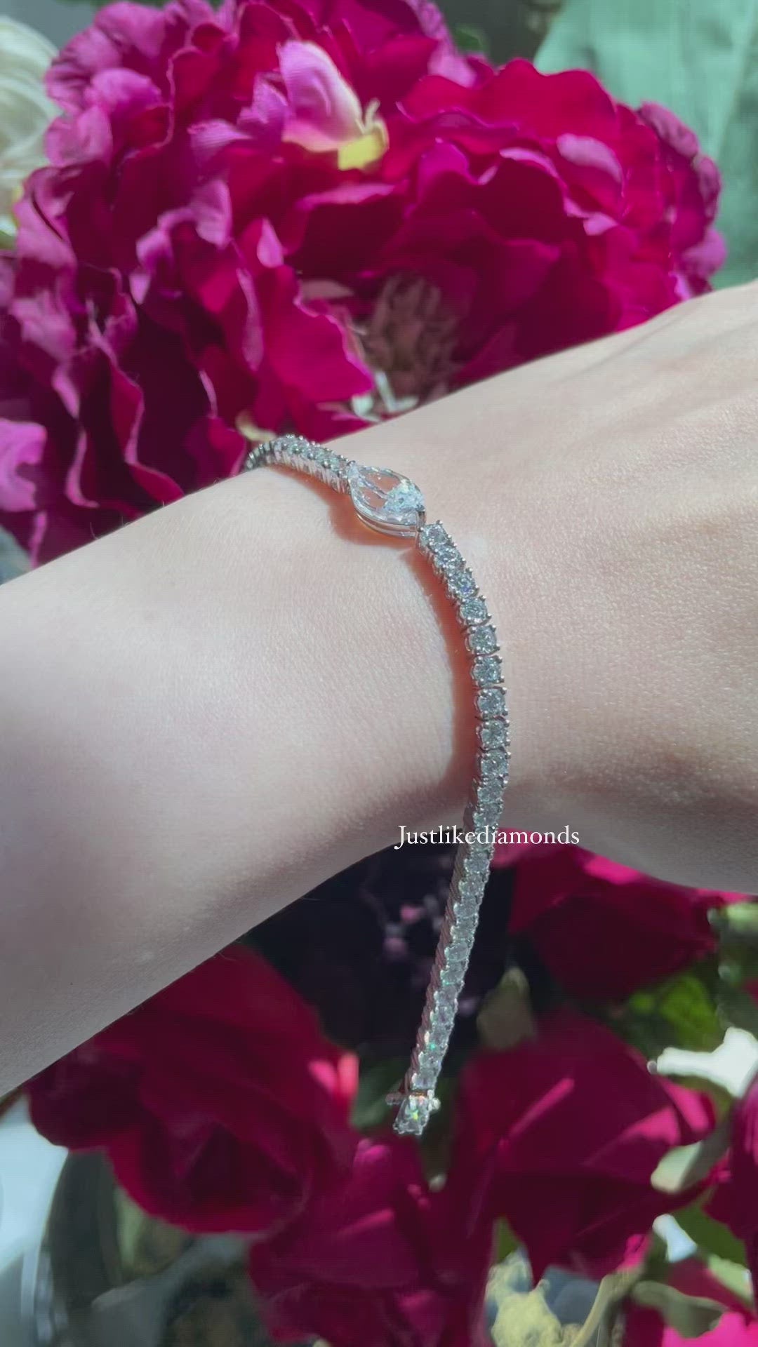 Marquis tennis bracelet سوار التينيس مع الماركيز