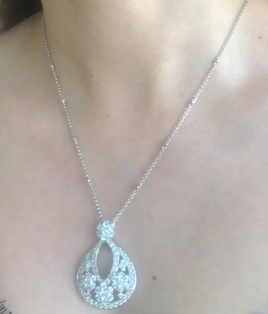 Snow pendant بندنت الثلج - just like diamonds