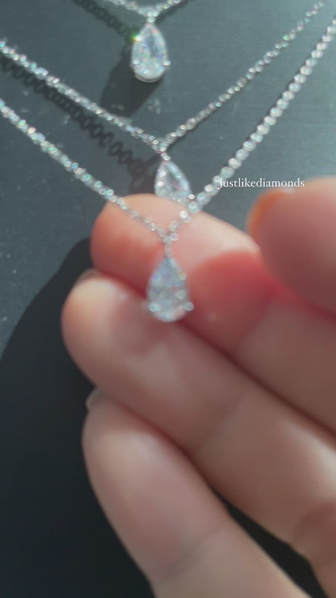Three drops pendant