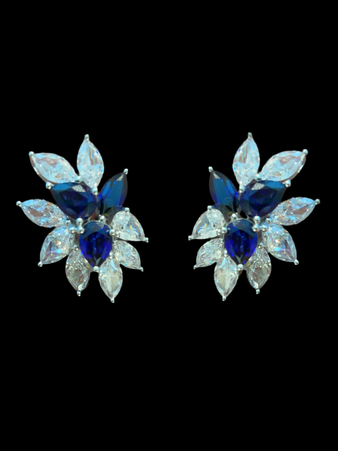 Blue Pears and marquis  دمعات و ماركيزات باللون الأزرق - just like diamonds