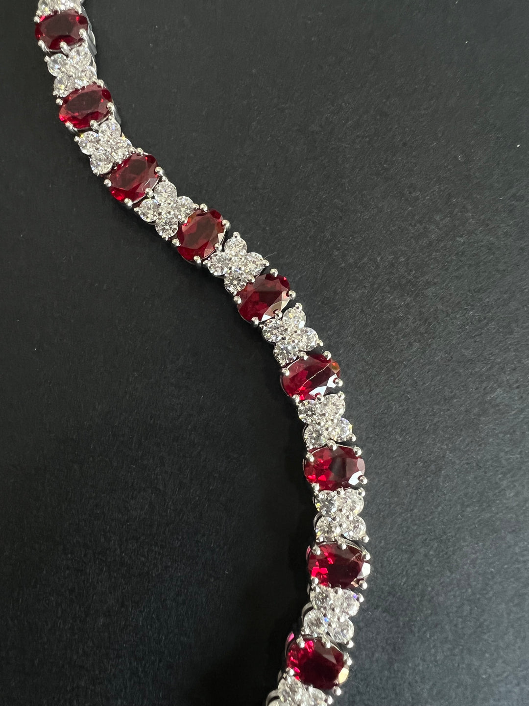 Ruby with flowers - just like diamonds