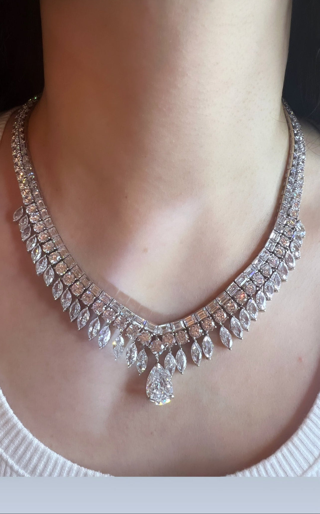 قلادة ارت ديكو Art Deco - just like diamonds