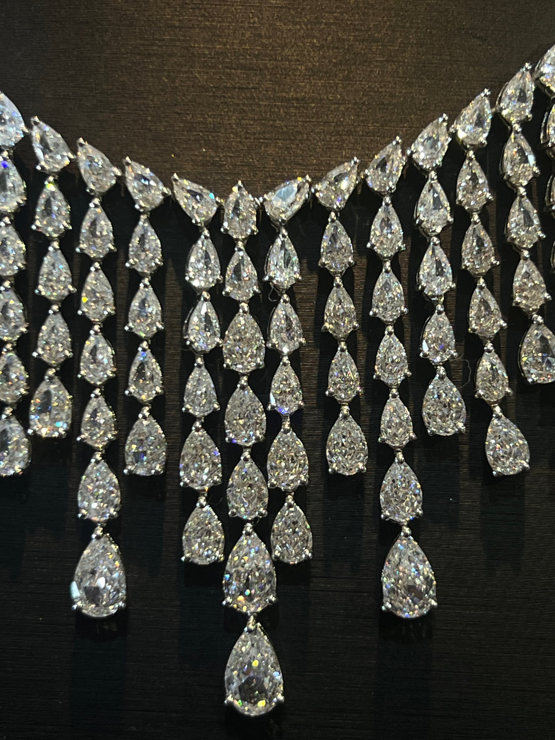 Raindrop Necklace قلادة قطرات المطر - just like diamonds