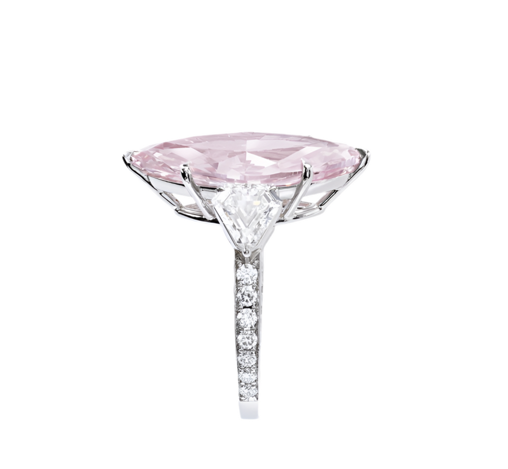 Pink marquis ring خاتم الماركيز الزهري - just like diamonds