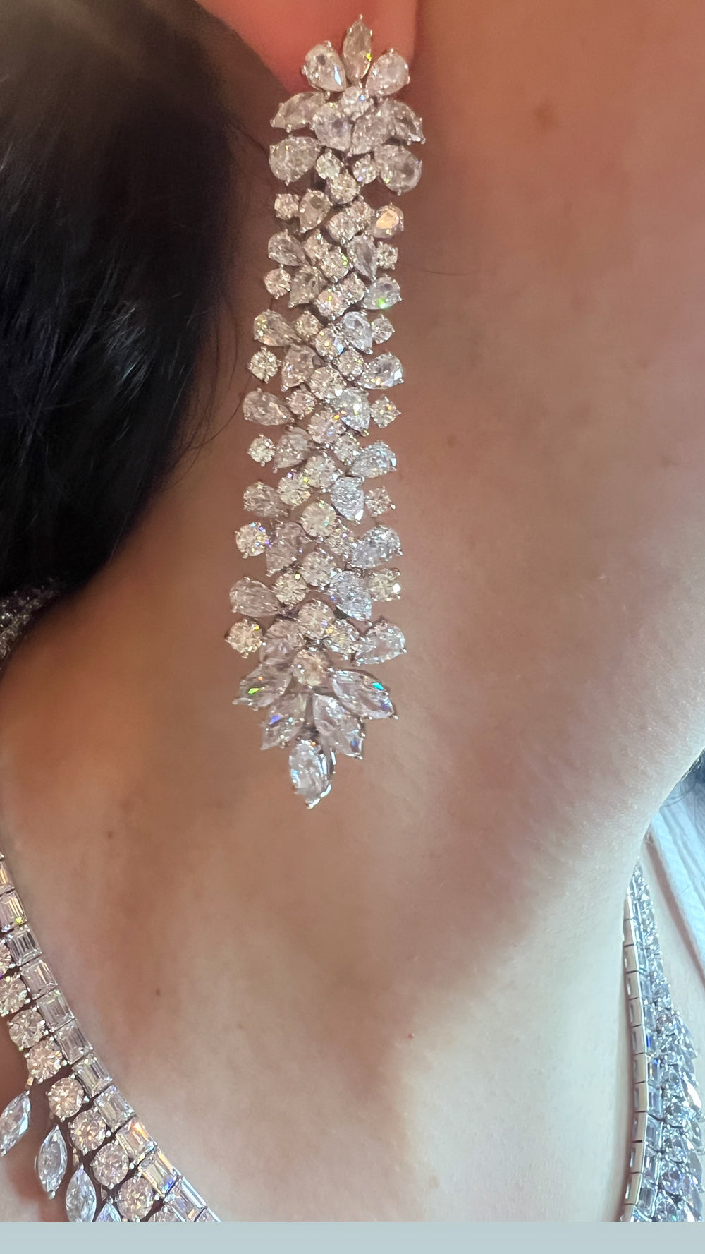 Classic earrings أقراط كلاسيكية - just like diamonds