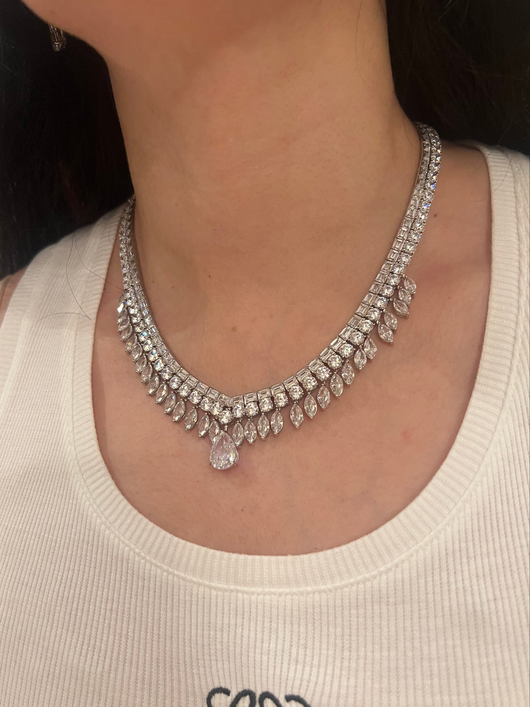 قلادة ارت ديكو Art Deco - just like diamonds