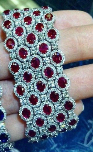 classic bracelet oval cut stones  سوار كلاسيكي أحجار أوفال