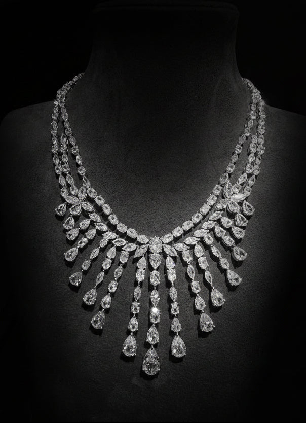 Princess necklace عقد الأميرة - just like diamonds