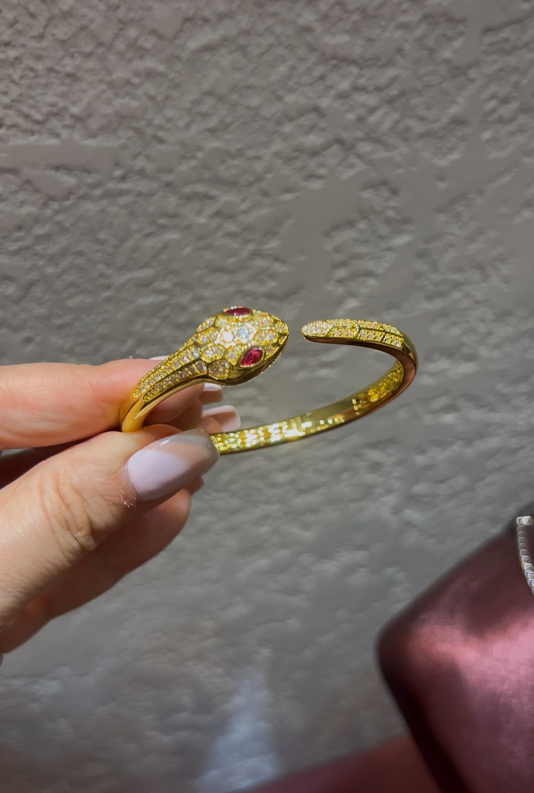 Designer snake bracelet