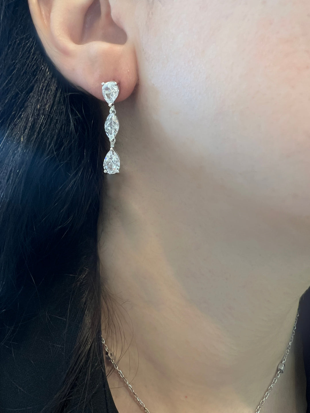 Simple multi shape stones  necklace قلاده الاحجار المختلفه البسيطه