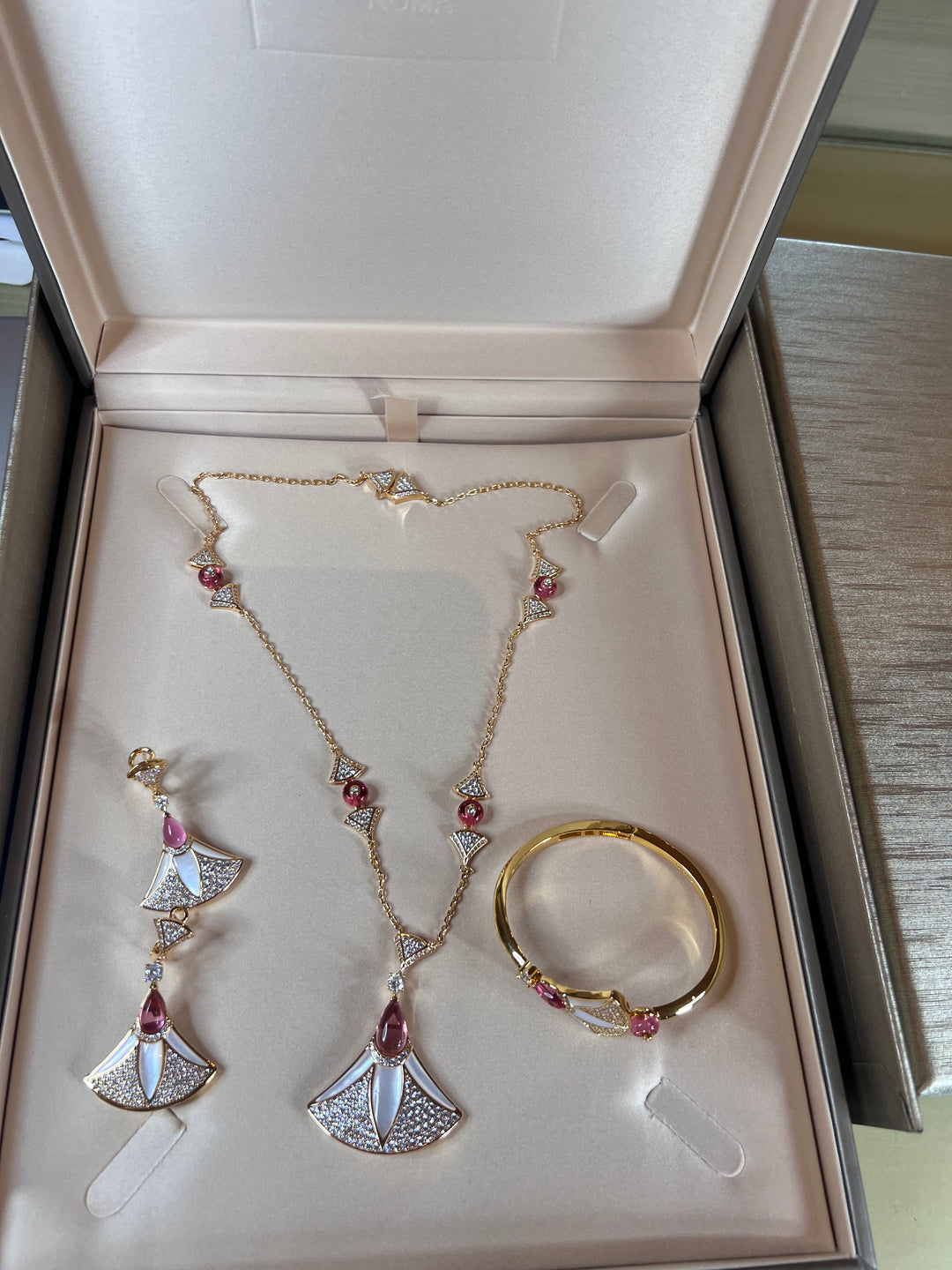 Rose gold set
