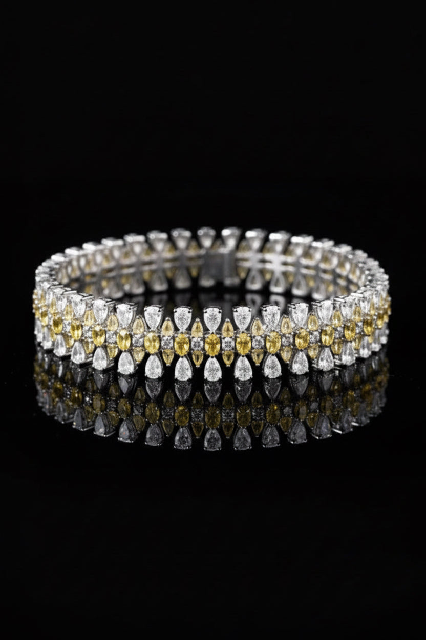 Bracelet yellow fancy سوار أصفر فانسي