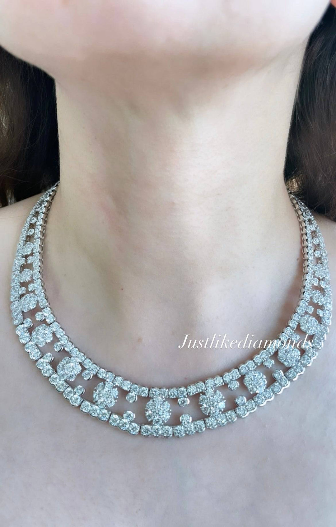 Collar necklace عقد على شكل طوق - just like diamonds