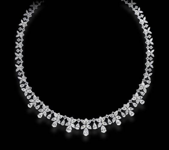 Elegant and simple necklace قلادة ناعمه و بسيطة - just like diamonds