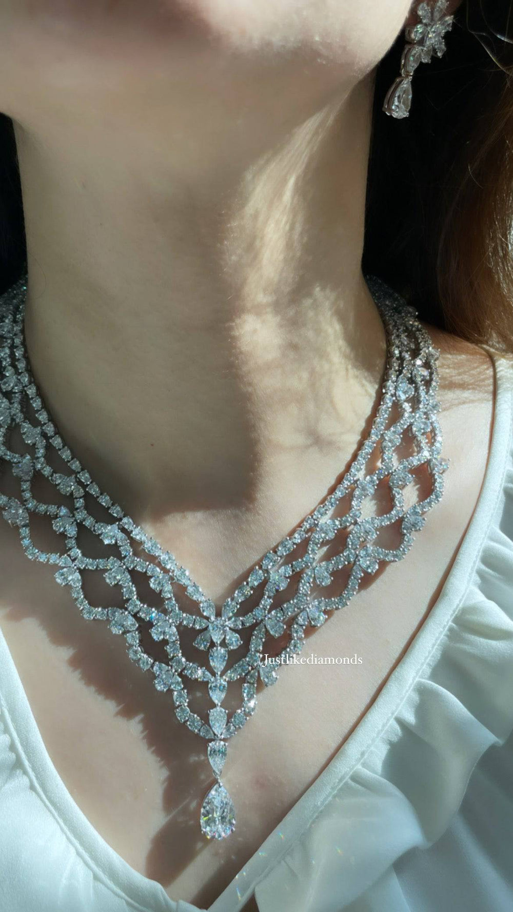 Elisabeth necklace قلاده إليزابيث - just like diamonds