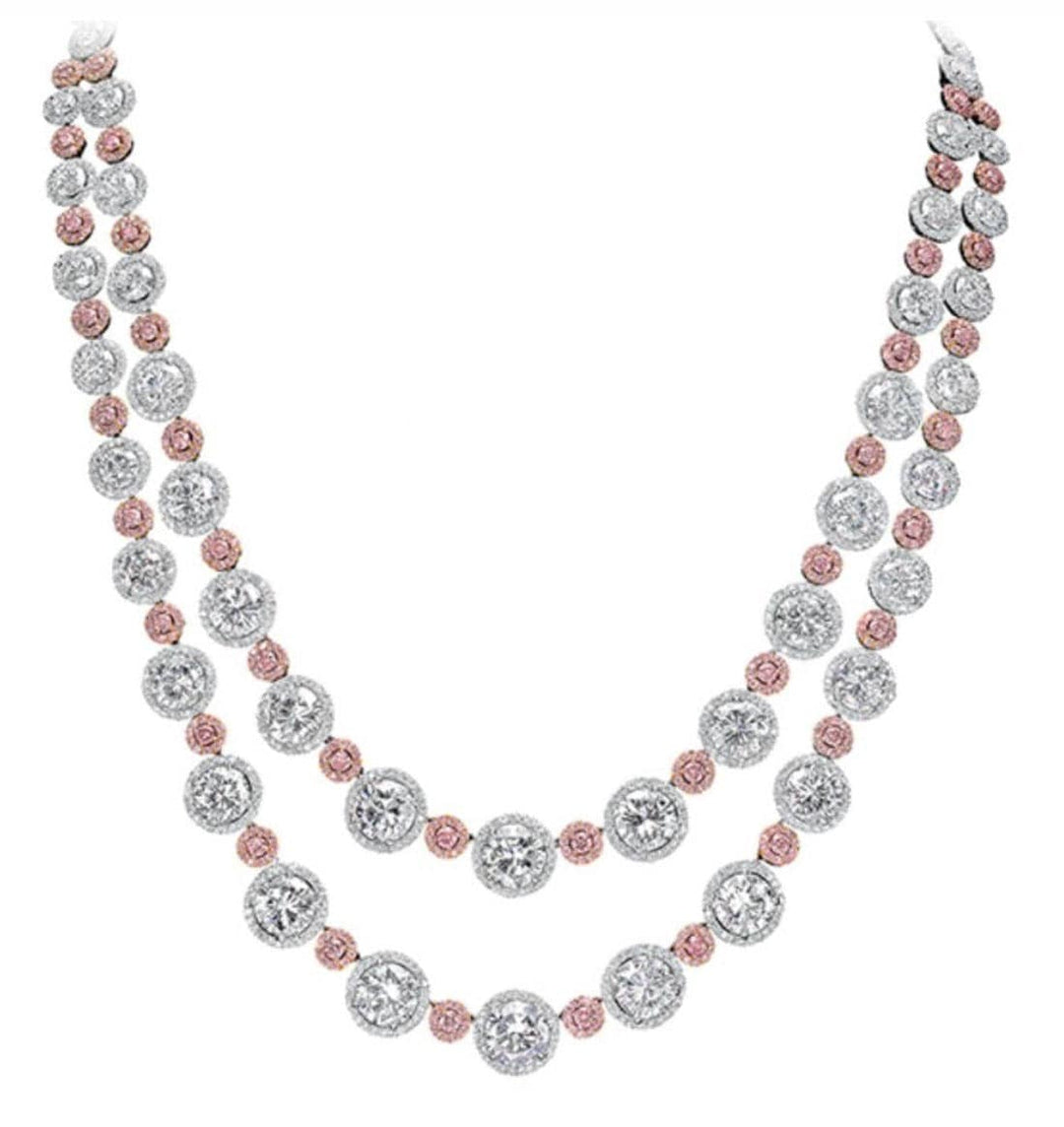 Two layers Solitaires طبقتين سوليتيرات - just like diamonds