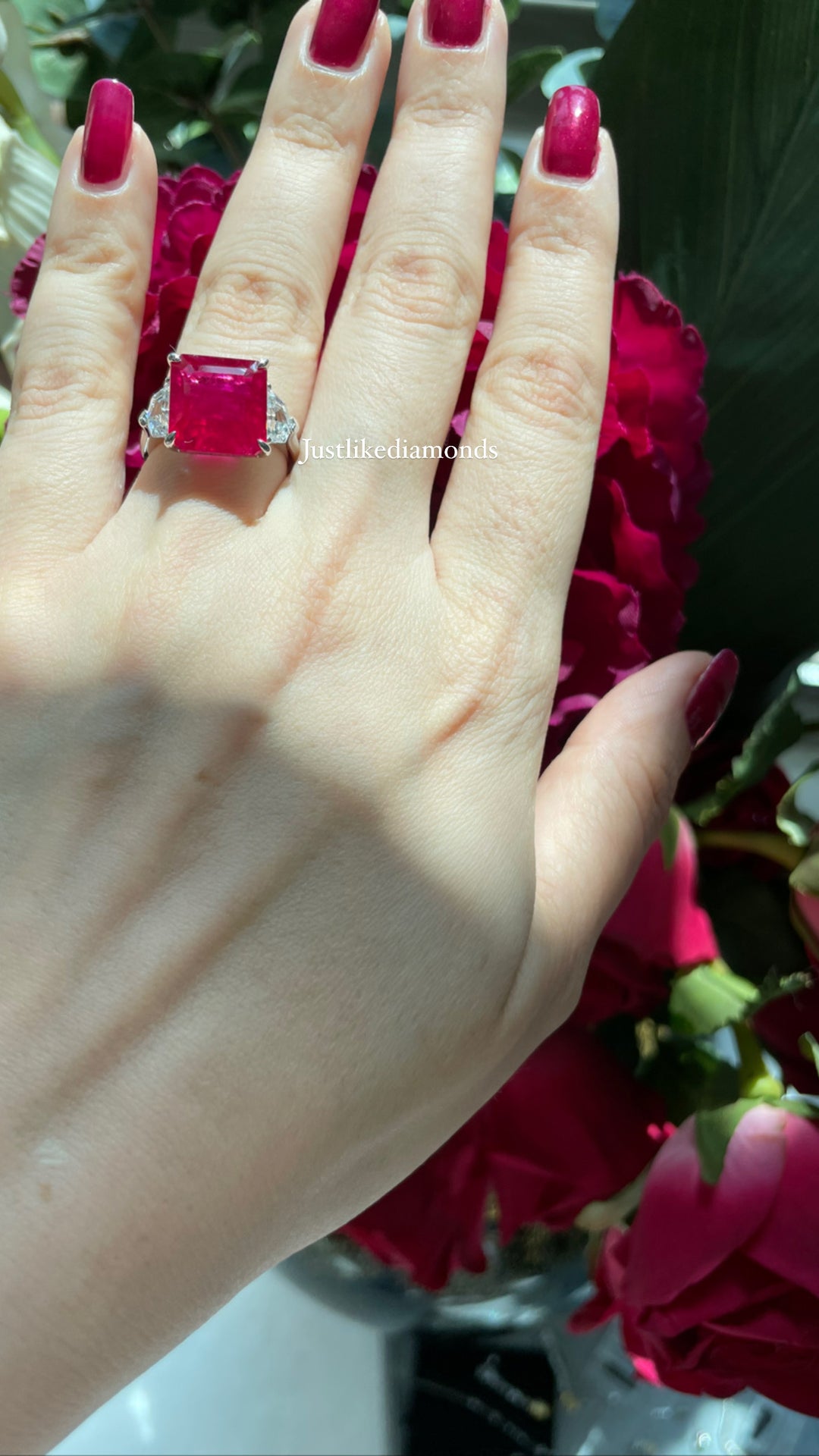 Ruby ring  خاتم الروبي