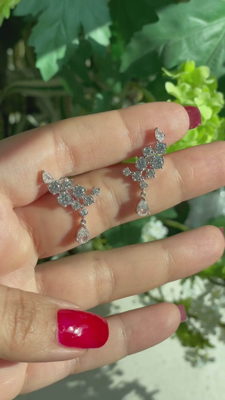 Simple earrings أقراط ناعمه مستوحاه من ماركه