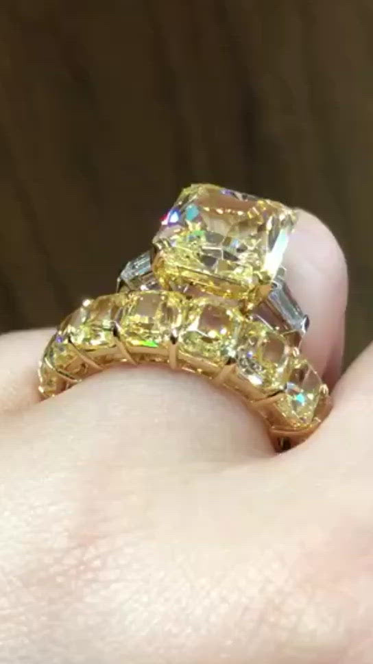 Fancy yellow solitaire سوليتير أصفر فانسي