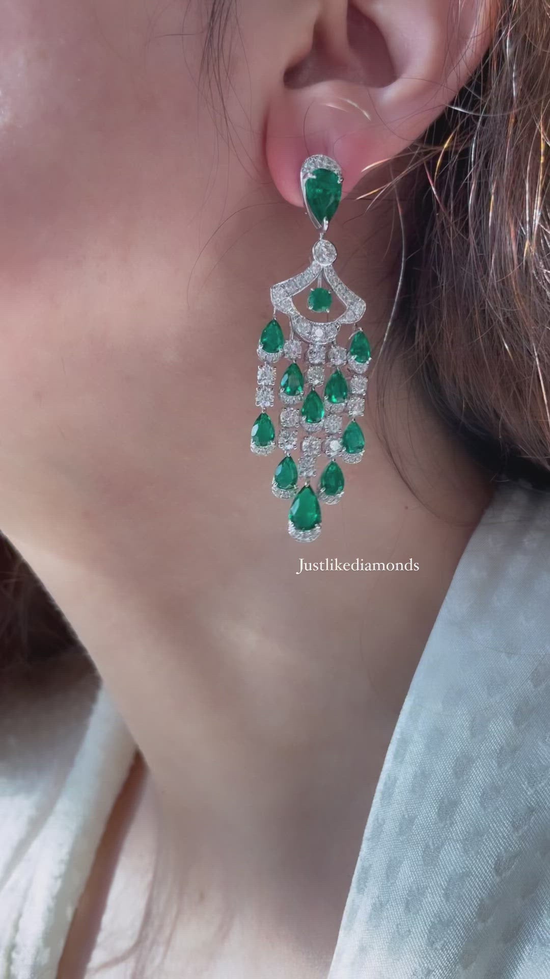 drop earrings أقراط بشكل دمعات